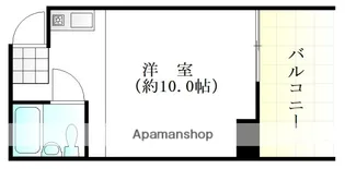 アルティメイトBUILDING天満(旧第5小谷ビル)【1階】の間取り