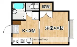 ハピネスK【1階】の間取り