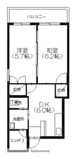 コーポ舟入南【4階】の間取り