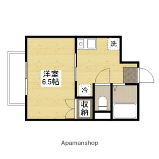 チェリス伴【2階】の間取り