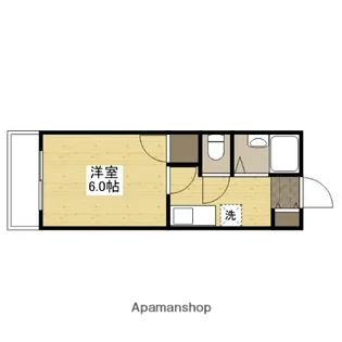 メゾン石井城【2階】の間取り