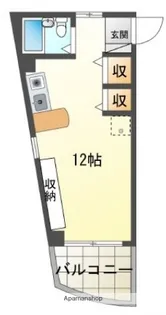 コーポピパラ【3階】の間取り