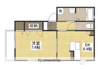 メゾン・ハピアス【1階】の間取り