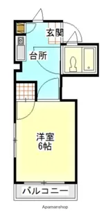 メルポート上東雲【3階】の間取り