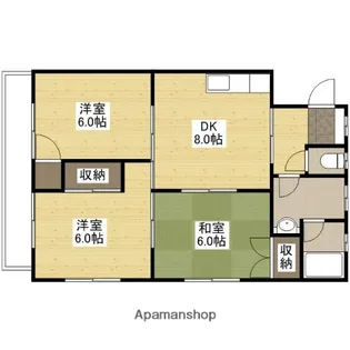 光洋マンション【1階】の間取り