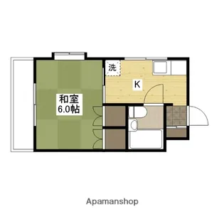 胡子屋ビル【4階】の間取り
