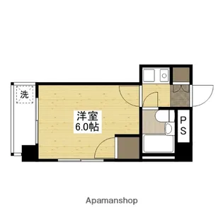 WING舟入【2階】の間取り