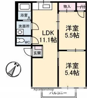 フレグランス917【2階】の間取り