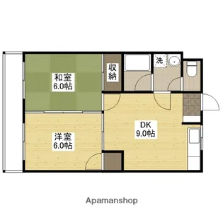 チエコビル【2階】の間取り