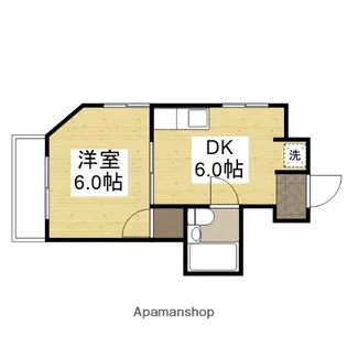メゾンタツミ【4階】の間取り