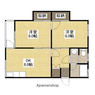 グランドヒルズタクミ戸坂Ⅱ【1階】の間取り