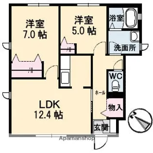 ソフィアM Ⅴ【1階】の間取り