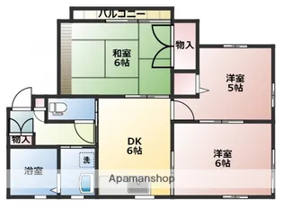 クローンベルク旭 A【202号室】の間取り