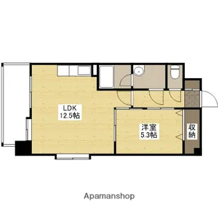 第3中田ビル【8階】の間取り