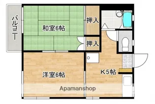 2Kの間取り画像