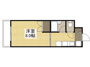 パティシェール吉川Ⅱ【3階】の間取り