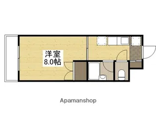 パティシェール吉川Ⅱ【4階】の間取り
