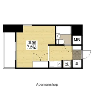 メゾン・ド・シプレーム【7階】の間取り