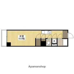 アーバンルーム本川【6階】の間取り