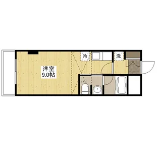 エクセリア舟入本町【203号室号室】の間取り