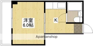 シリウス東平塚【3階】の間取り