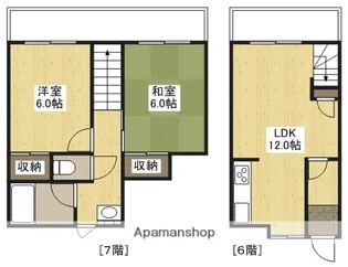 LIT西広島駅前【6階】の間取り