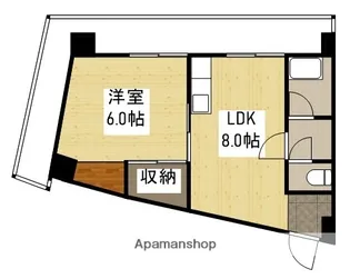 和秀大須賀ビル【5階】の間取り