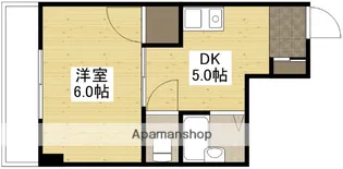 エオス舟入【3階】の間取り