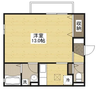 リビングタウン宮の町B棟【1階】の間取り