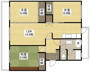 K’S B KAIROEN A棟【3階】の間取り