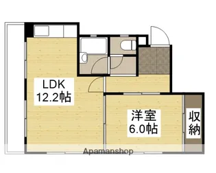 パークハイツ高須【1階】の間取り