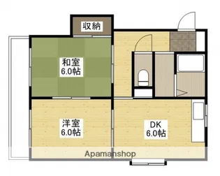 大桂第2ビル【3階】の間取り