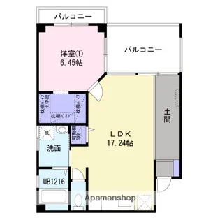 CASA&N住吉町【2階】の間取り