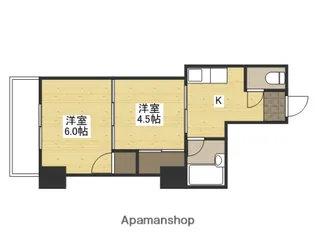 シャトレサン二コラ【4階】の間取り