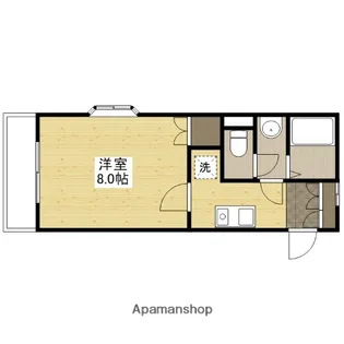 レジデンス増田Ⅲ【2階】の間取り