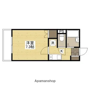 レジデンス増田Ⅲ【4階】の間取り