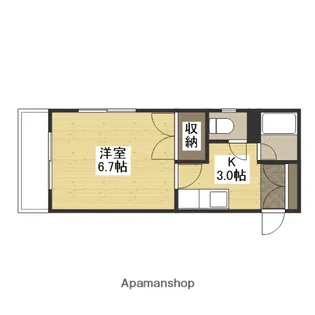 第二高松ビル【3階】の間取り