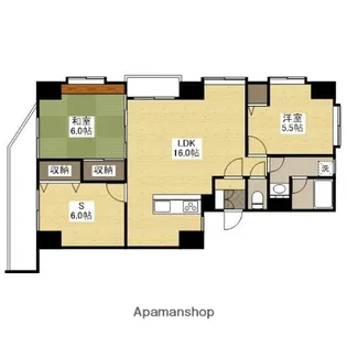 ラフィーネカツタ【2階】の間取り