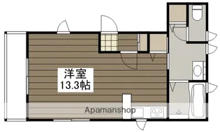 メゾンドフルールⅡ【2階】の間取り