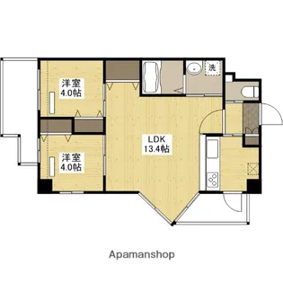Lion銀山町【12階】の間取り