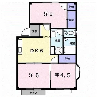 エルディムTK【1階】の間取り