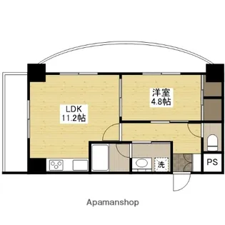 RESIDENCE西宮三篠町公園【7階】の間取り