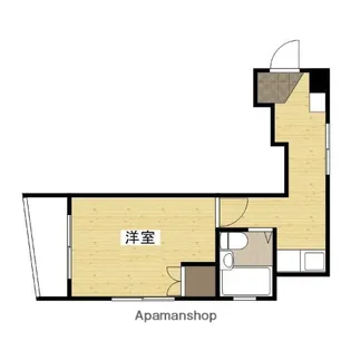エントランス矢賀【4階】の間取り