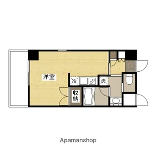 エステート己斐本町【3階】の間取り