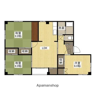 原田ビル【3階】の間取り