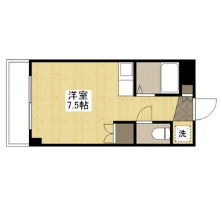 ラポール祇園【2階】の間取り