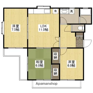 パル翠町【1階】の間取り