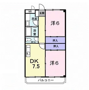 りべらる【2階】の間取り
