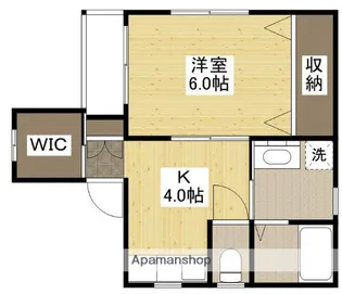 アイランドビル16【2階】の間取り