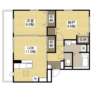 ジンミー【1階】の間取り